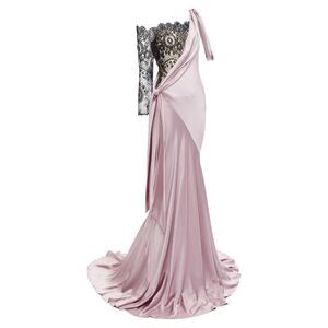 maxi black long sleeve dress Zenith Lace Long-Sleeve – Club L London How to Dress Plus Colour:Crystal Pink styleattribute-country